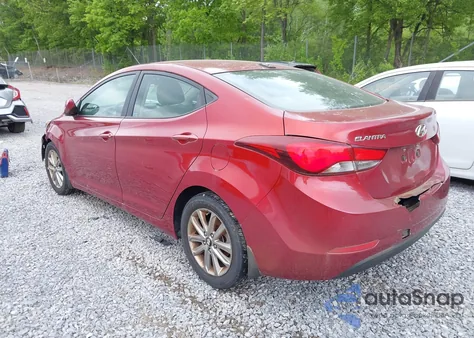 2016 Hyundai Elantra Se/Sport/Limited из США, поврежденный, VIN 5NPDH4AE8GH655130